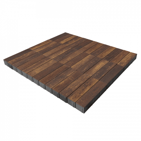 Плитка тротуарная BRAER &nbsp;игель, Color Mix 